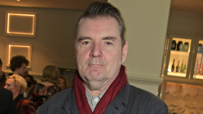 Brendan Coyle standing in a restaurant