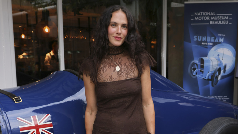 Jessica Brown Findlay posing