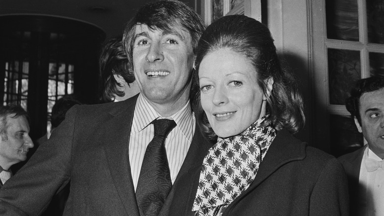 Robert Stephens with a young Maggie Smith