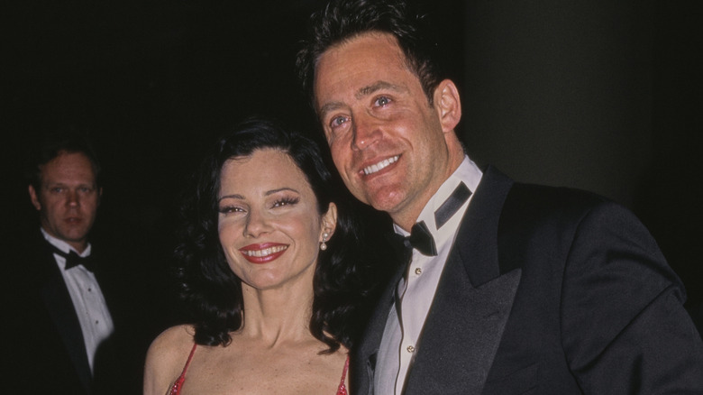 Fran Drescher and Peter Jacobson in the '90s