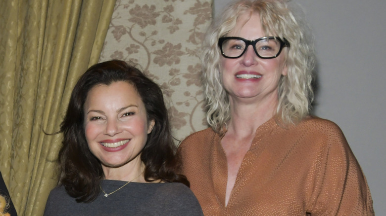 Fran Drescher and Lauren Lane