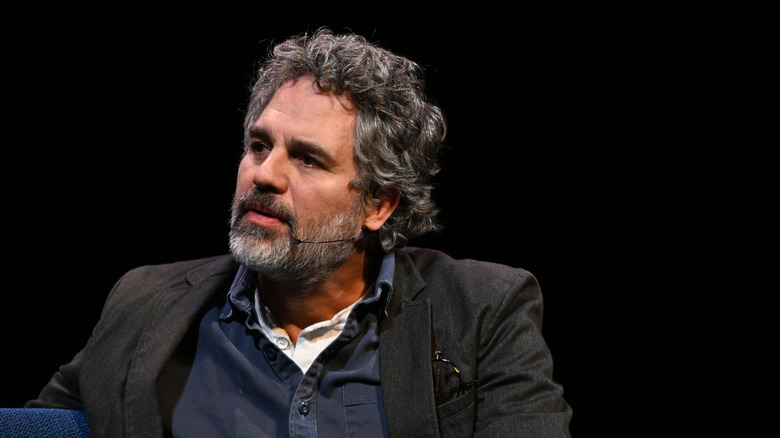 Mark Ruffalo speaking at an event