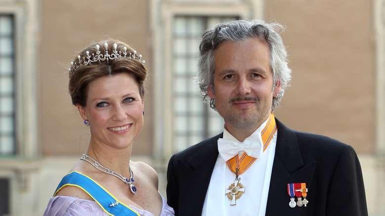 Martha Louise and Ari Behn at Princess of Sweden's wedding