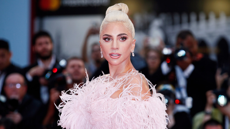 Lady Gaga at a red carpet