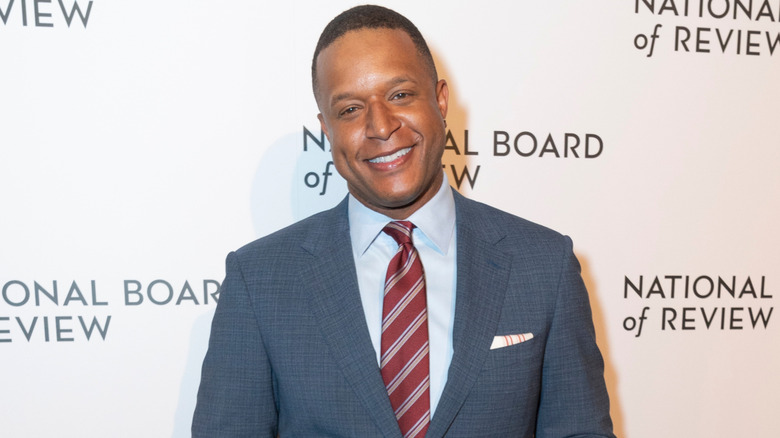 Craig Melvin on a red carpet