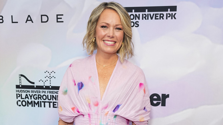 Dylan Dreyer on the red carpet