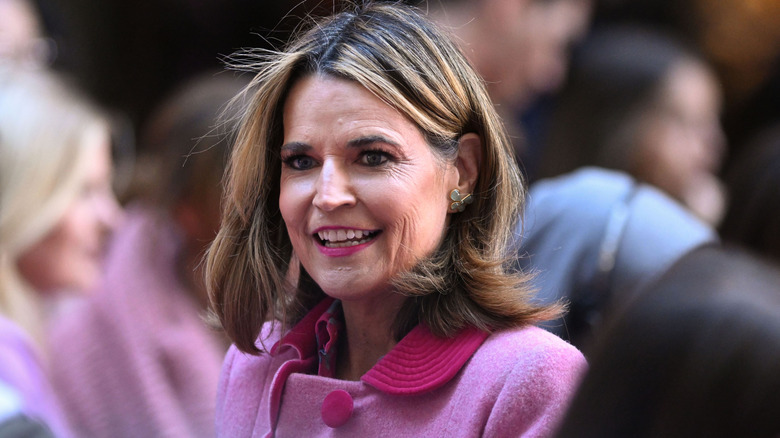 Savannah Guthrie at Rockefeller Plaza