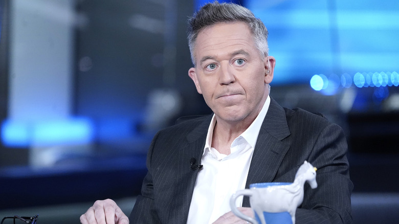 Greg Gutfeld on the set of "The Five"