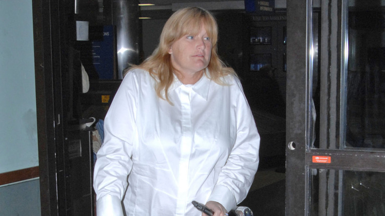 Debbie Rowe (wearing white) in Los Angeles in 2006