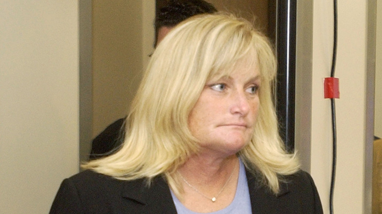 Debbie Rowe at Michael Jackson's trial in 2005