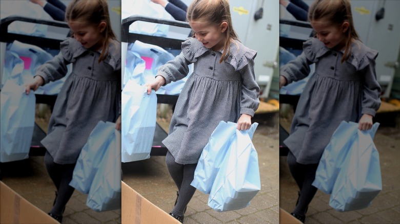 Princess Charlotte volunteering