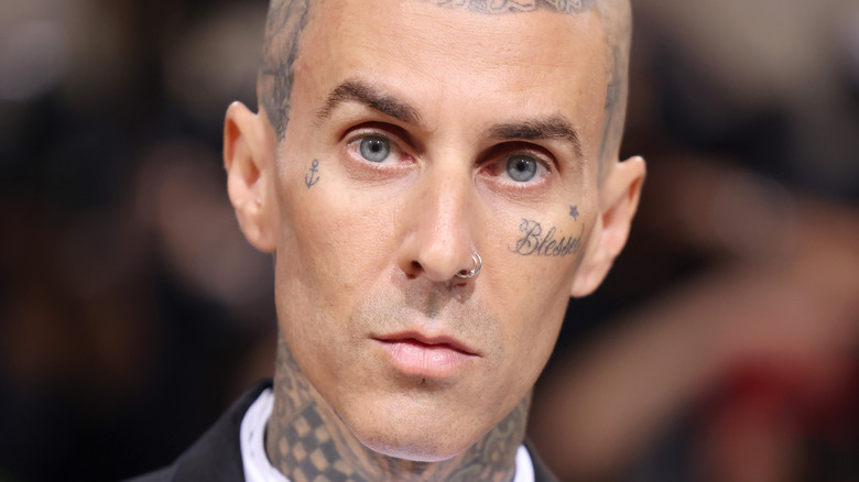 Travis Barker at the Met Gala 