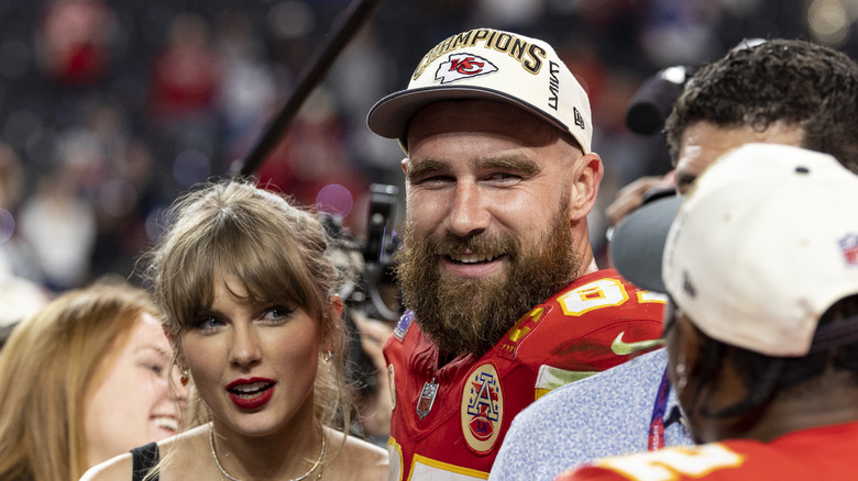 Taylor Swift with Travis Kelce
