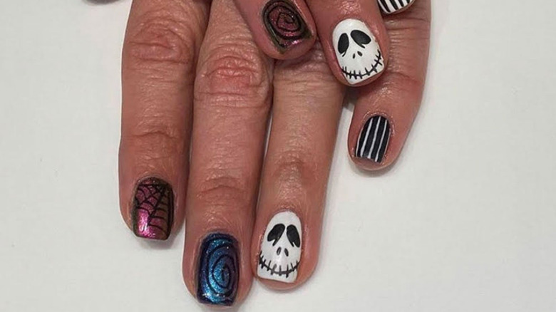 nightmare before christmas nails