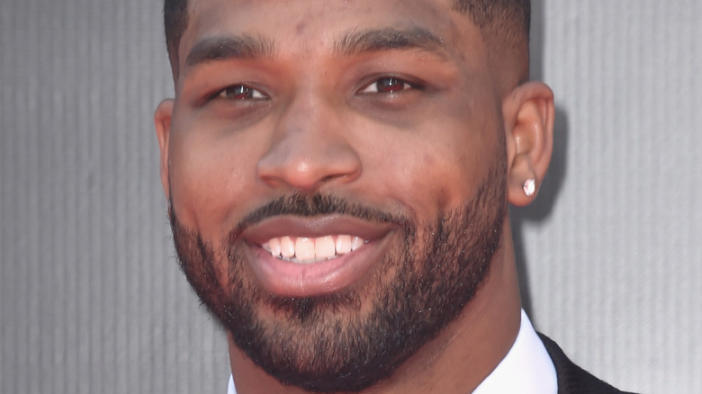 Tristan Thompson smiling