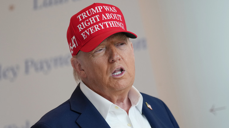 Donald Trump speaking