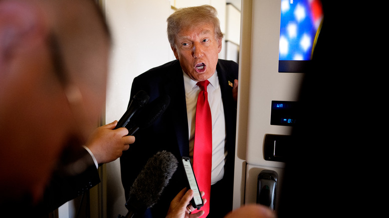 Donald Trump speaking