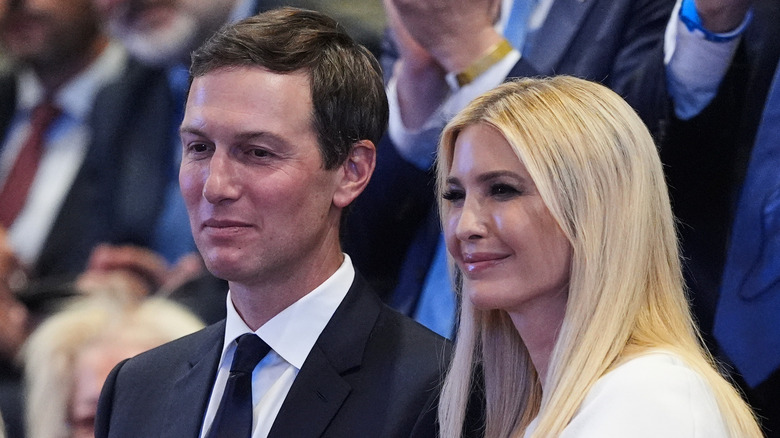 Jared Kushner and Ivanka Trump smiling