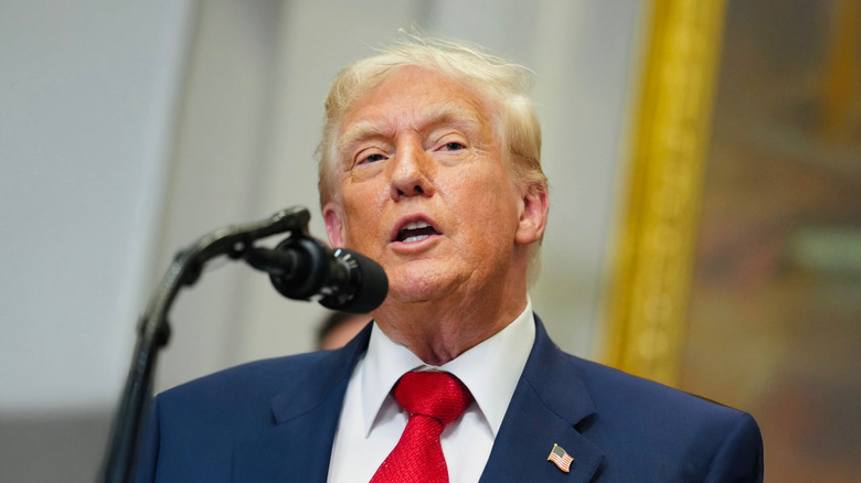 Donald Trump speaking