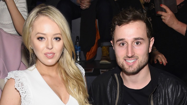 Tiffany Trump and Ross Mechanic posing in 2017