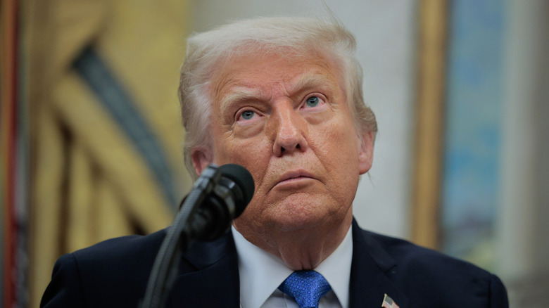 President Donald Trump in the Oval Office