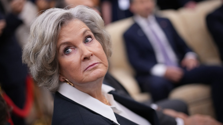 Susie Wiles at an Oval Office meeting