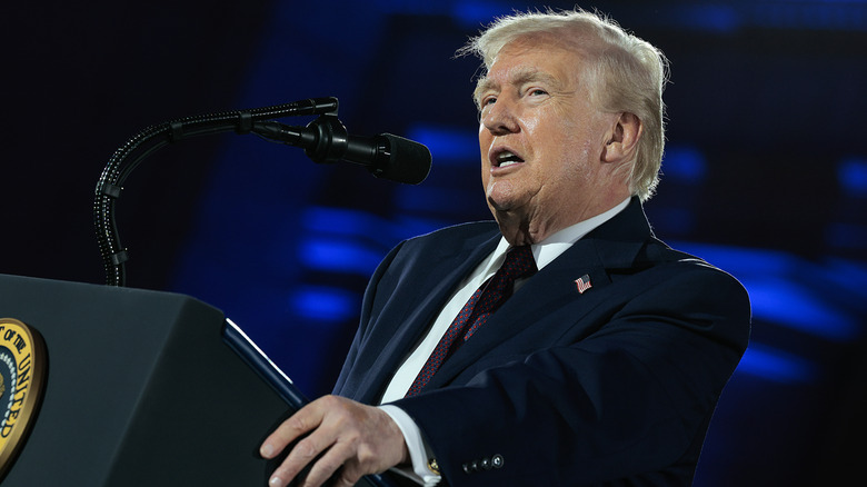 Donald Trump speaking