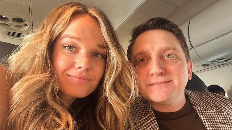 Tricia McLaughlin smiling with a man