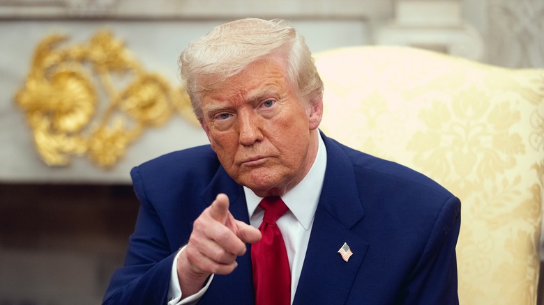 President Donald Trump in The White House
