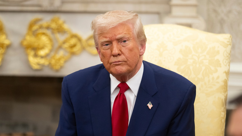 President Donald Trump in The White House