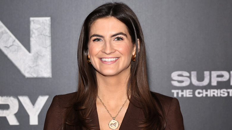 Kaitlan Collins smiles for the camera