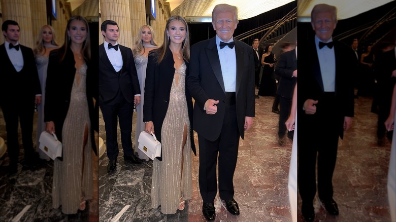 Kai Trump smiling with Donald Trump