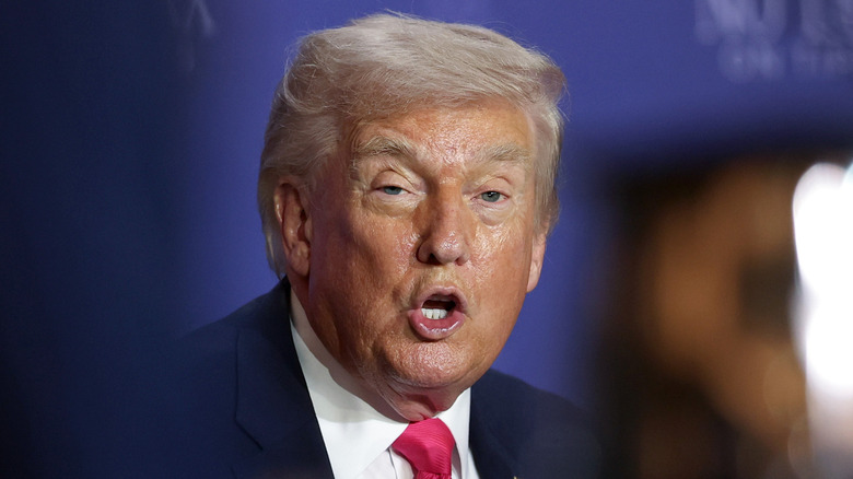 Donald Trump speaking