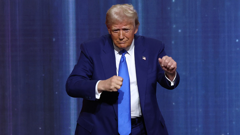 President-elect Donald Trump dancing at the FOX Nation's Patriot Awards