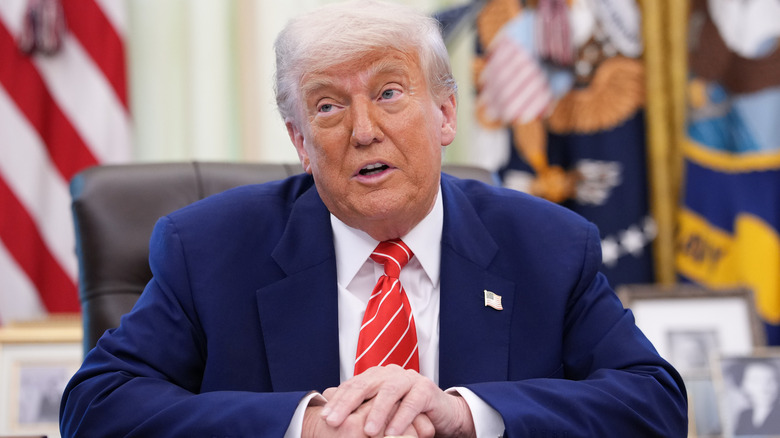 Donald Trump talking