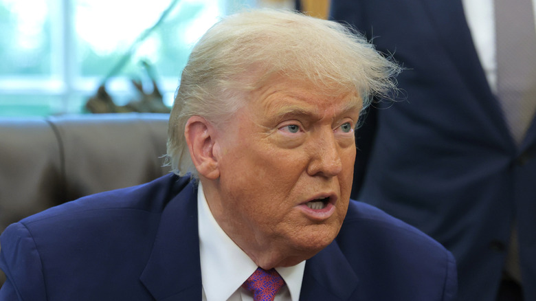 Donald Trump speaking