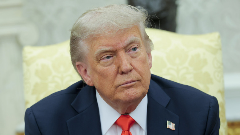 President Donald Trump in the Oval Office