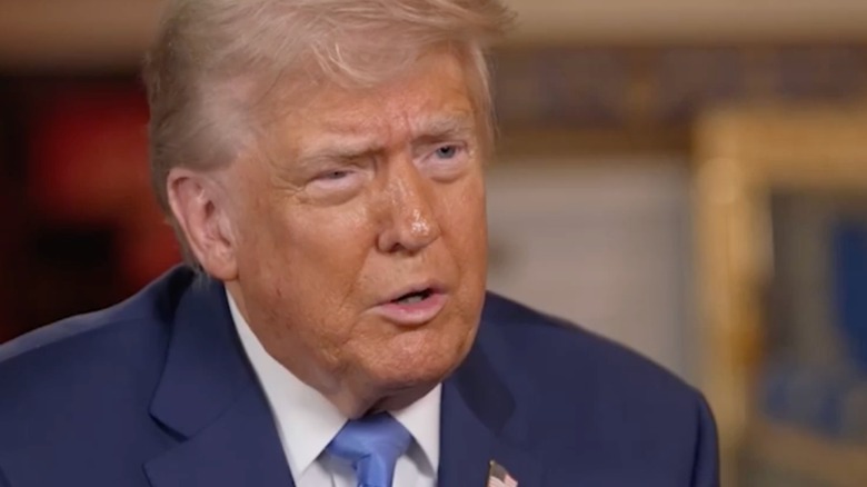 President Donald Trump speaking on "My View with Lara Trump."