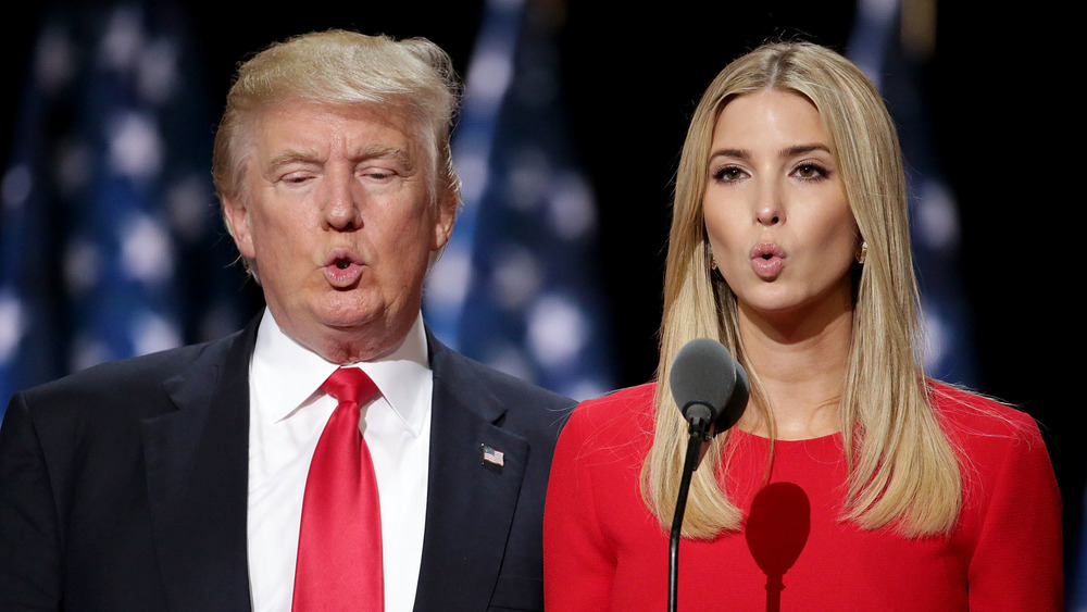 Donald Trump and his vice presidential pick, Ivanka Trump