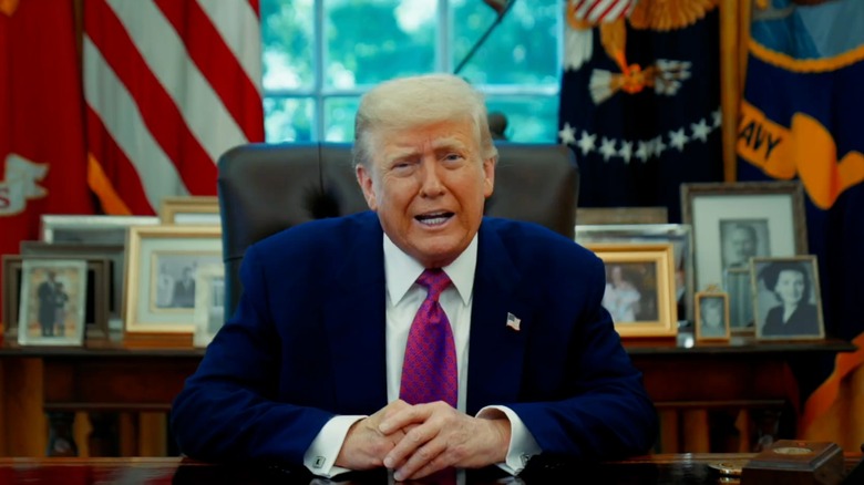 Donald Trump speaking