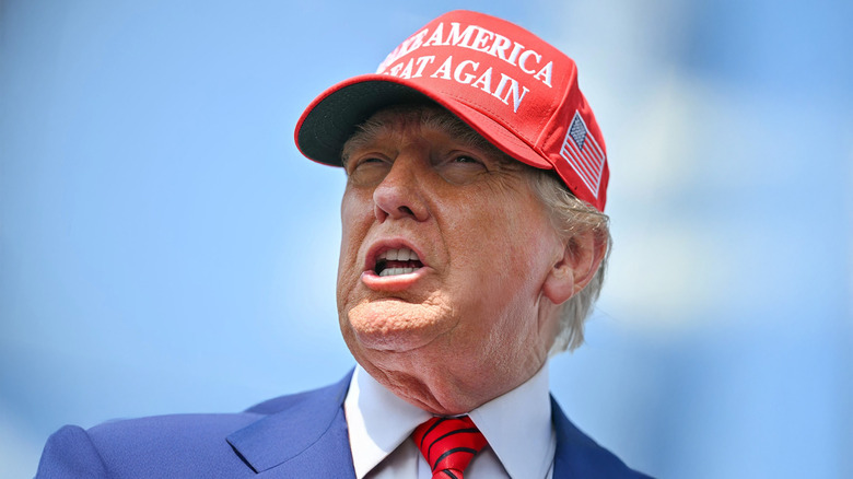 Donald Trump speaking