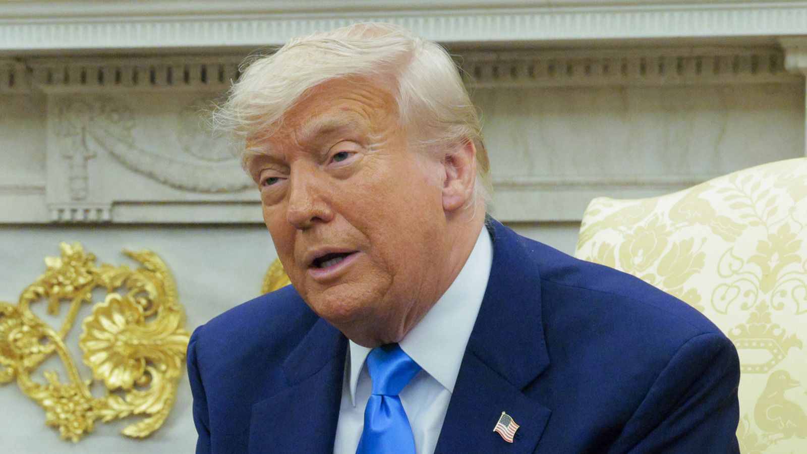 Trump's Signature Comb-Flat Is Back & More Defeated Than Ever The List