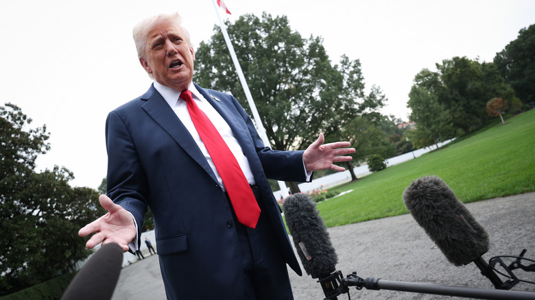 Donald Trump speaking