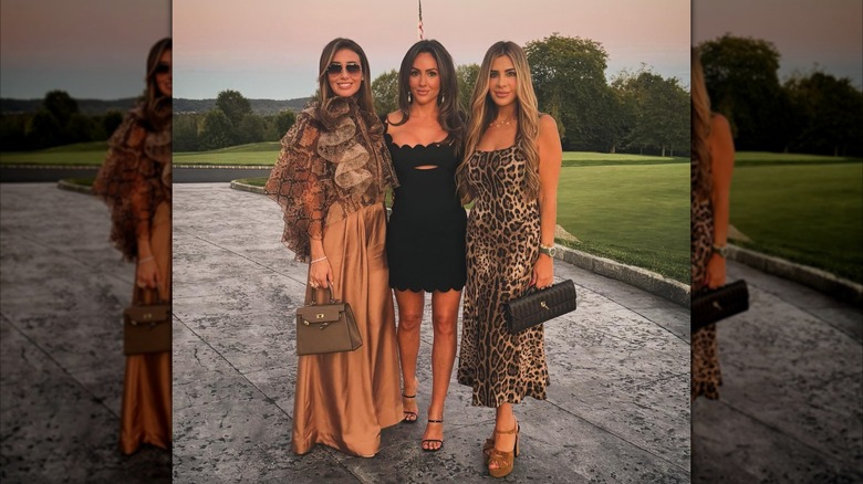 Alina Habba posing with friends