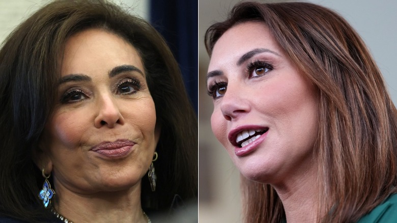 Jeanine Pirro and Alina Habba pictured next to each other