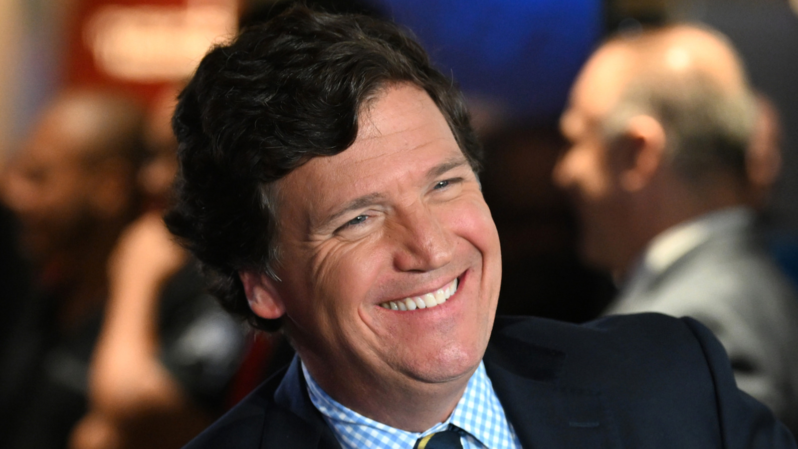Tucker Carlson's Slimmed-Down Face In Shocking New Pic Has Ozempic Allegations Flying