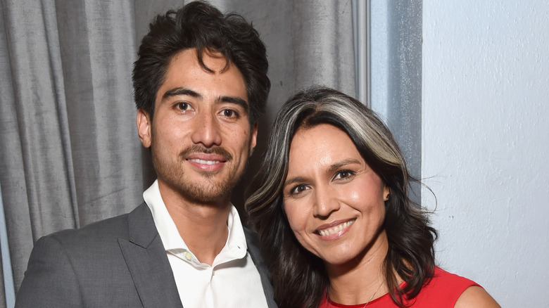 Tulsi Gabbard poses with her husband Abraham Williams