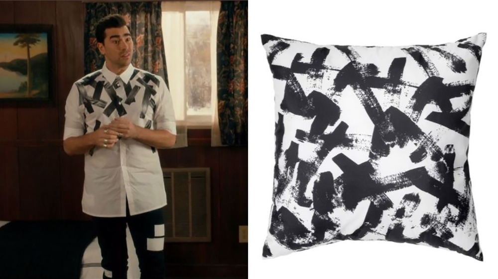 David Rose and IKEA pillow