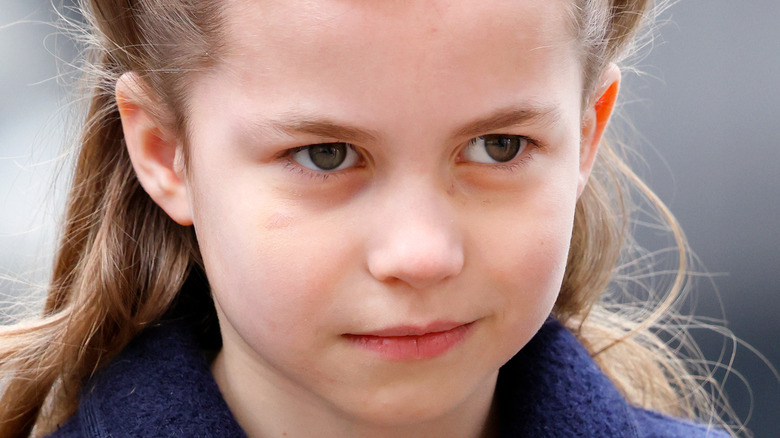 Princess Charlotte attending a service