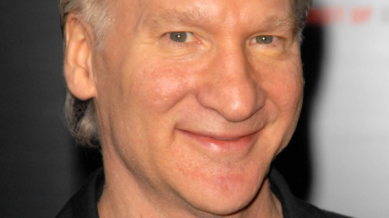 Bill Maher up close smiling